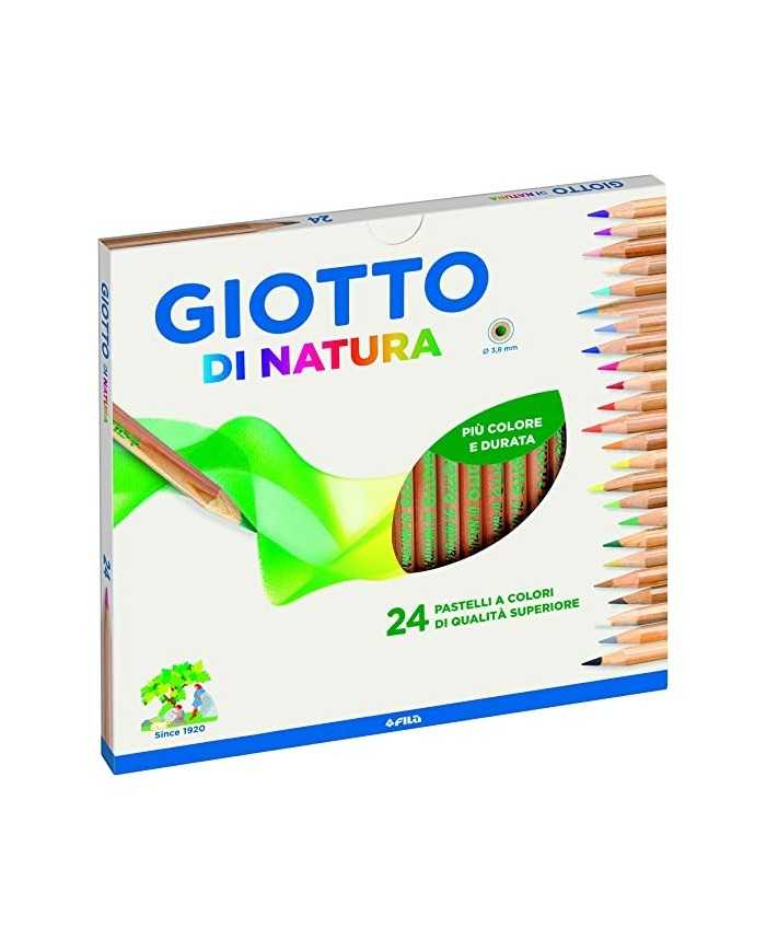 Giotto Dinatura 24 pastelli a colori di qualità superiore con mina da -  Multistore Convenienza